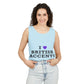 I Love British Accents-Dyed Tank Top Printify