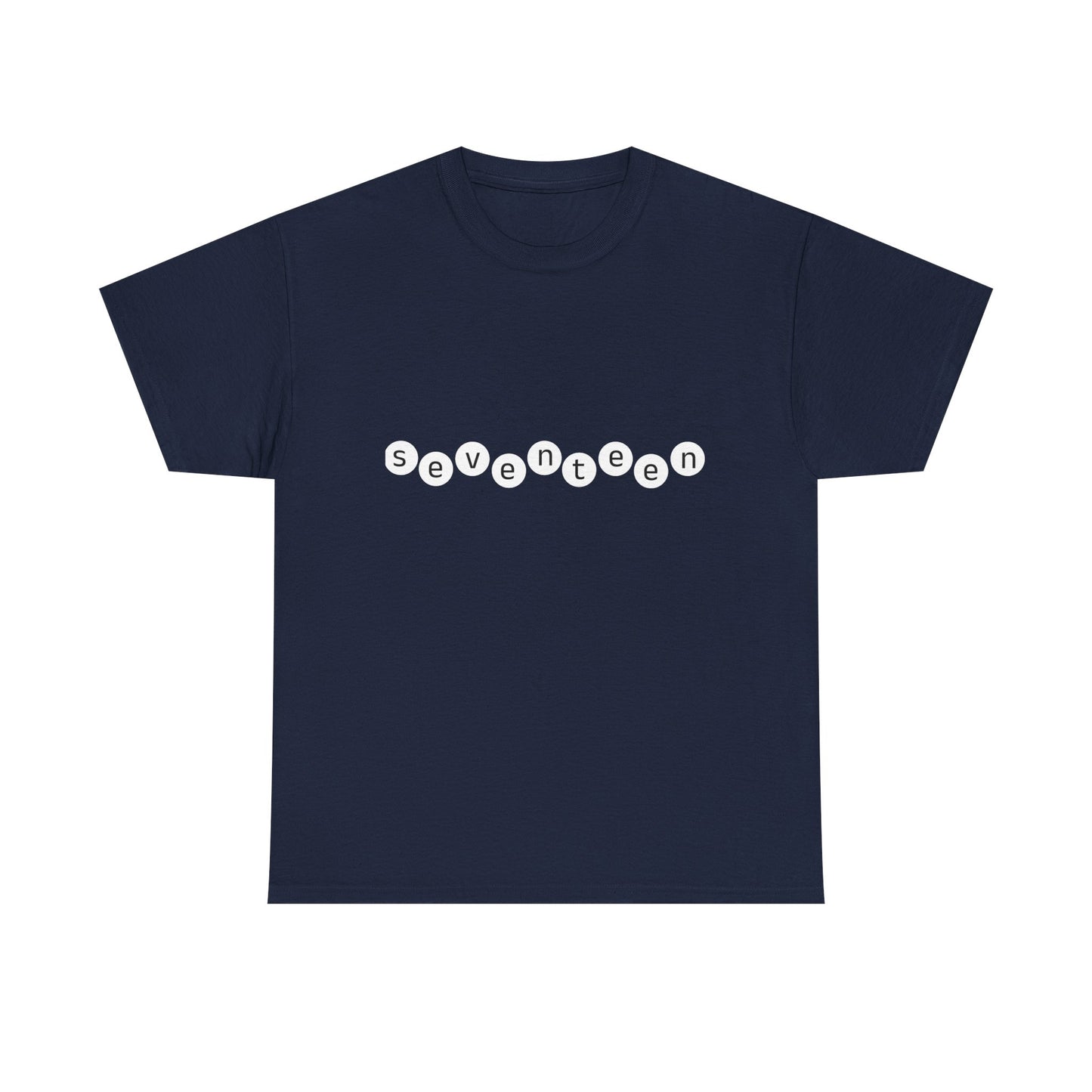 Minimal White Orbit Unisex Heavy Cotton Tee - snazzymerch