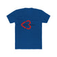 Minimal Heart Symbol Unisex Cotton Tee - snazzymerch