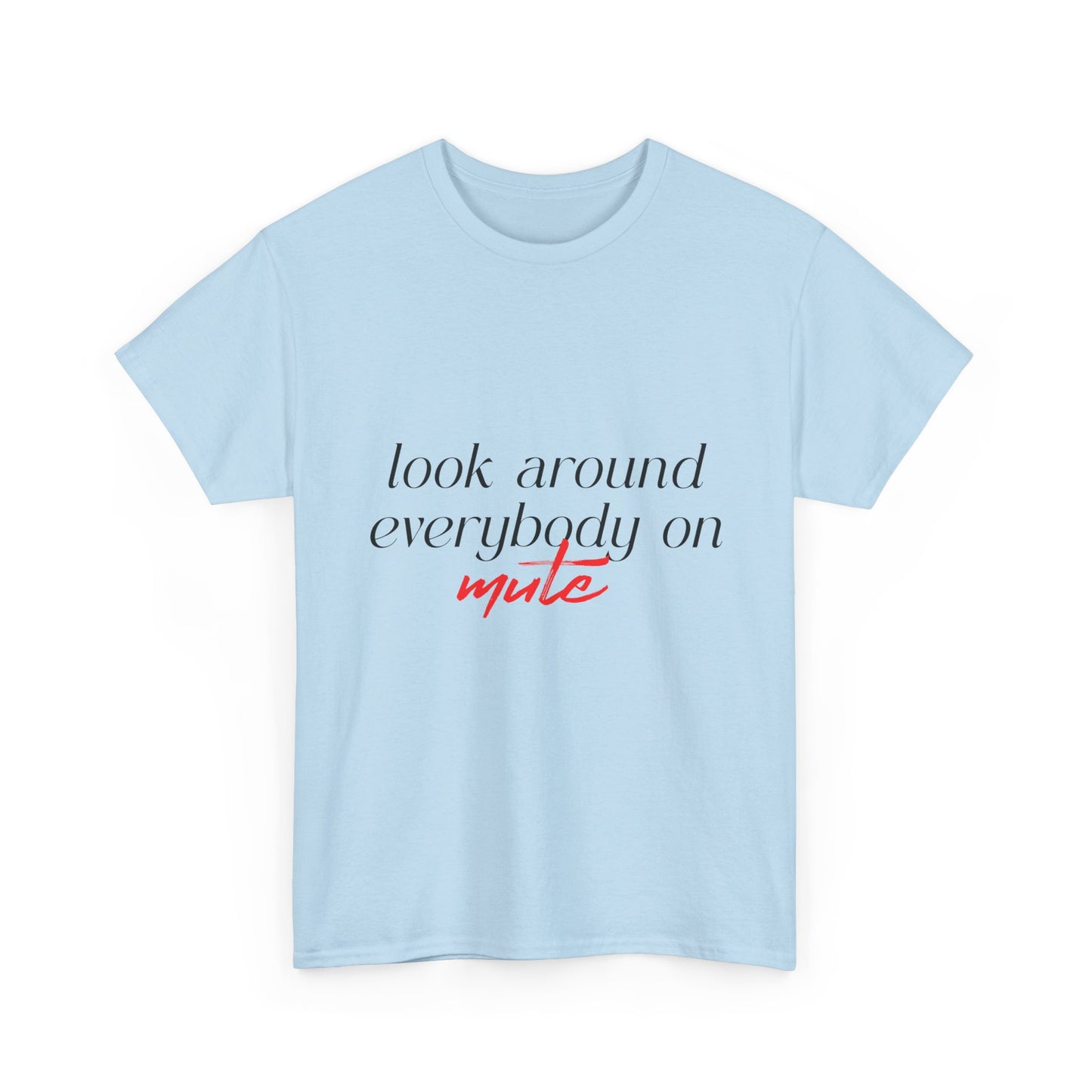 Muted World Unisex Heavy Cotton Tee - snazzymerch