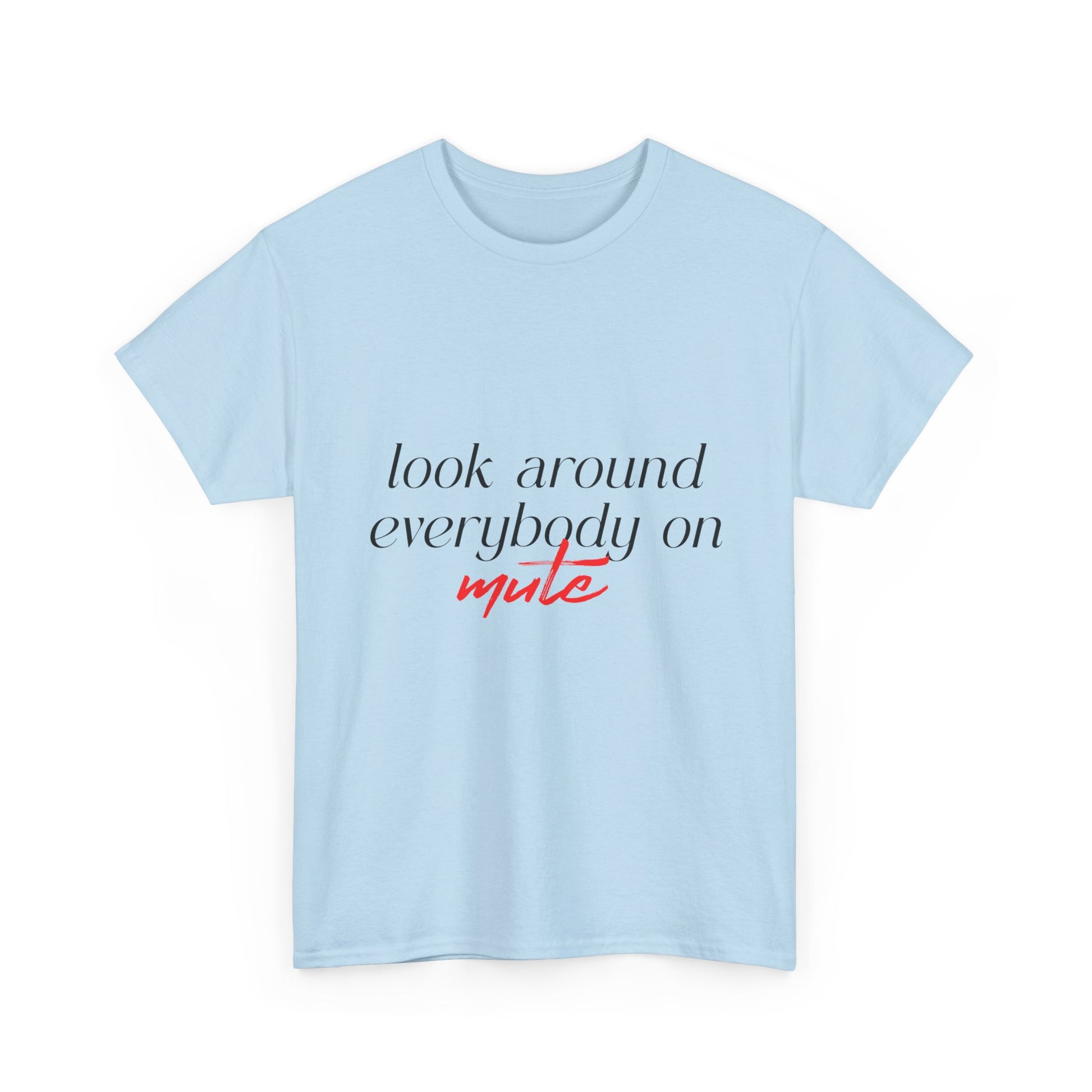 Muted World Unisex Heavy Cotton Tee - snazzymerch