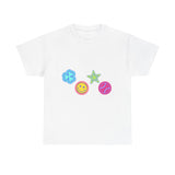 Lucky Star & Clover Patch Unisex Heavy Cotton Tee - snazzymerch