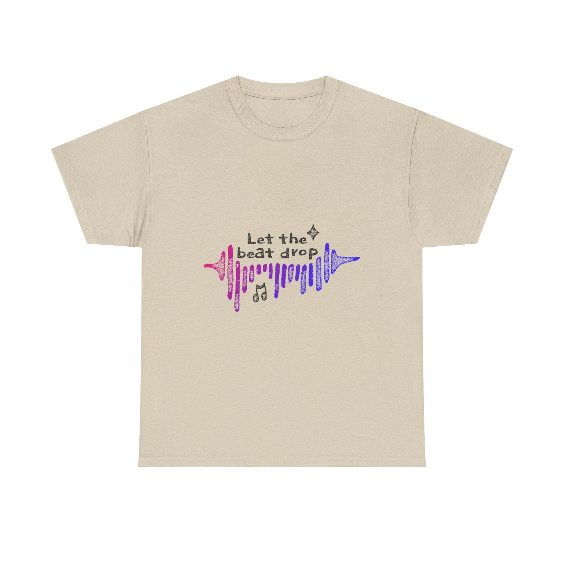 Bold Beats Visualizer Unisex Heavy cotton tee Printify