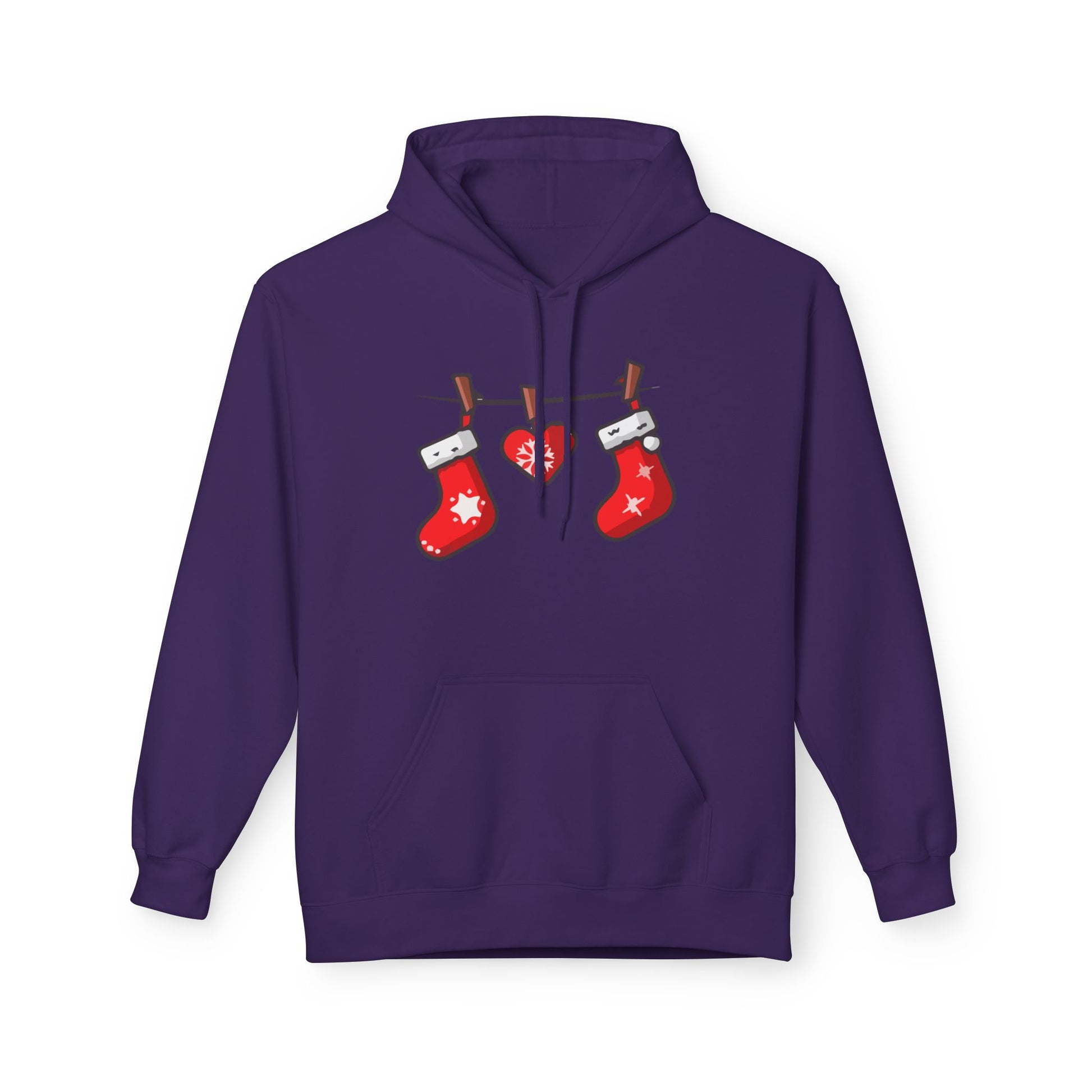 Hanging Stockings Christmas Hoodie – Holiday Edition Printify