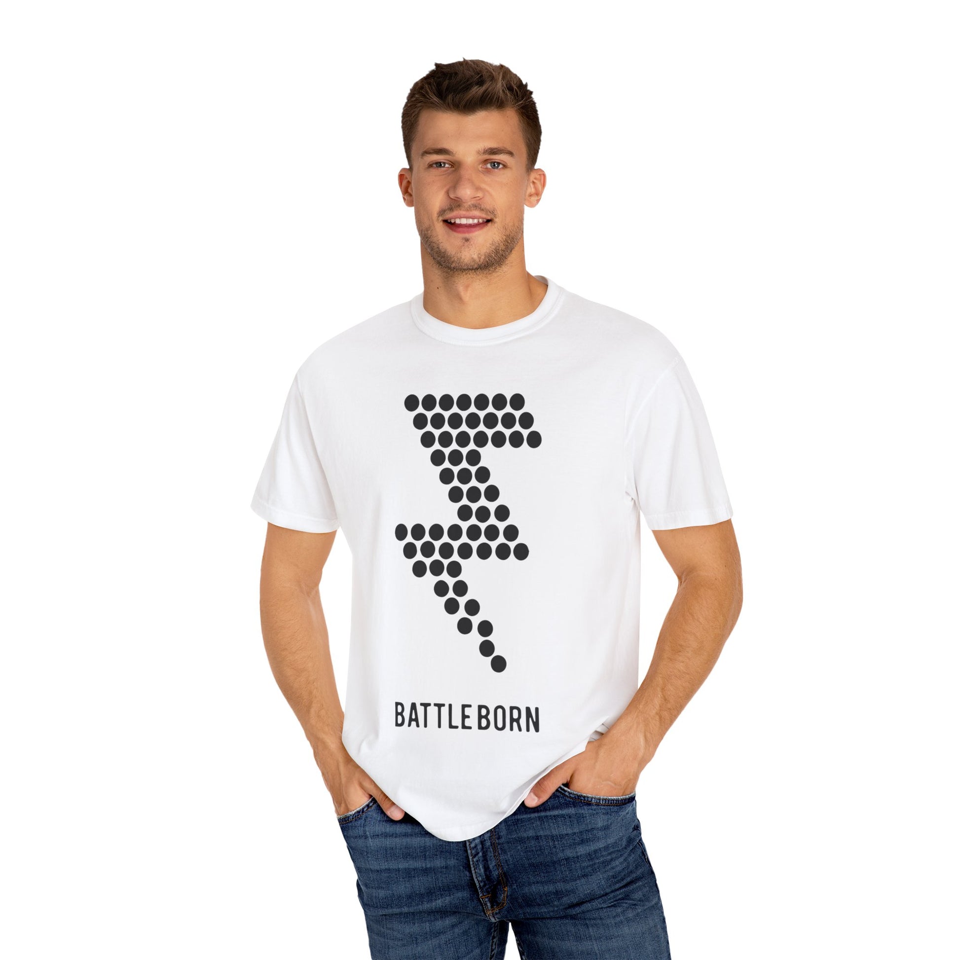 Neon Aesthetic Bold Unisex Garment-Dyed T-shirt - snazzymerch