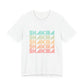 Retro Pop Lines Unisex jersey short sleeve tee Printify