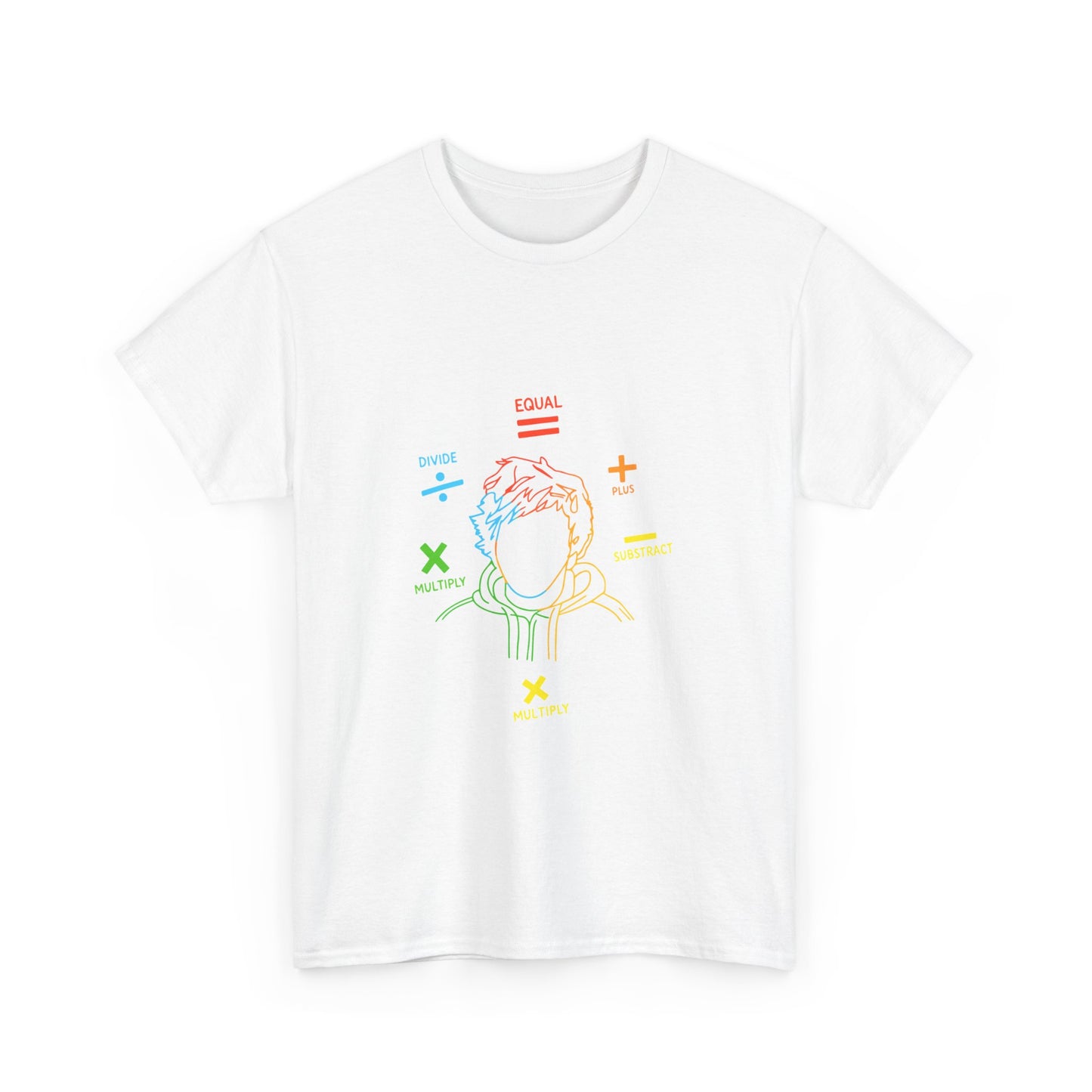 Minimalist Divide Symbol with Brush Unisex Heavy Cotton Tee Printify