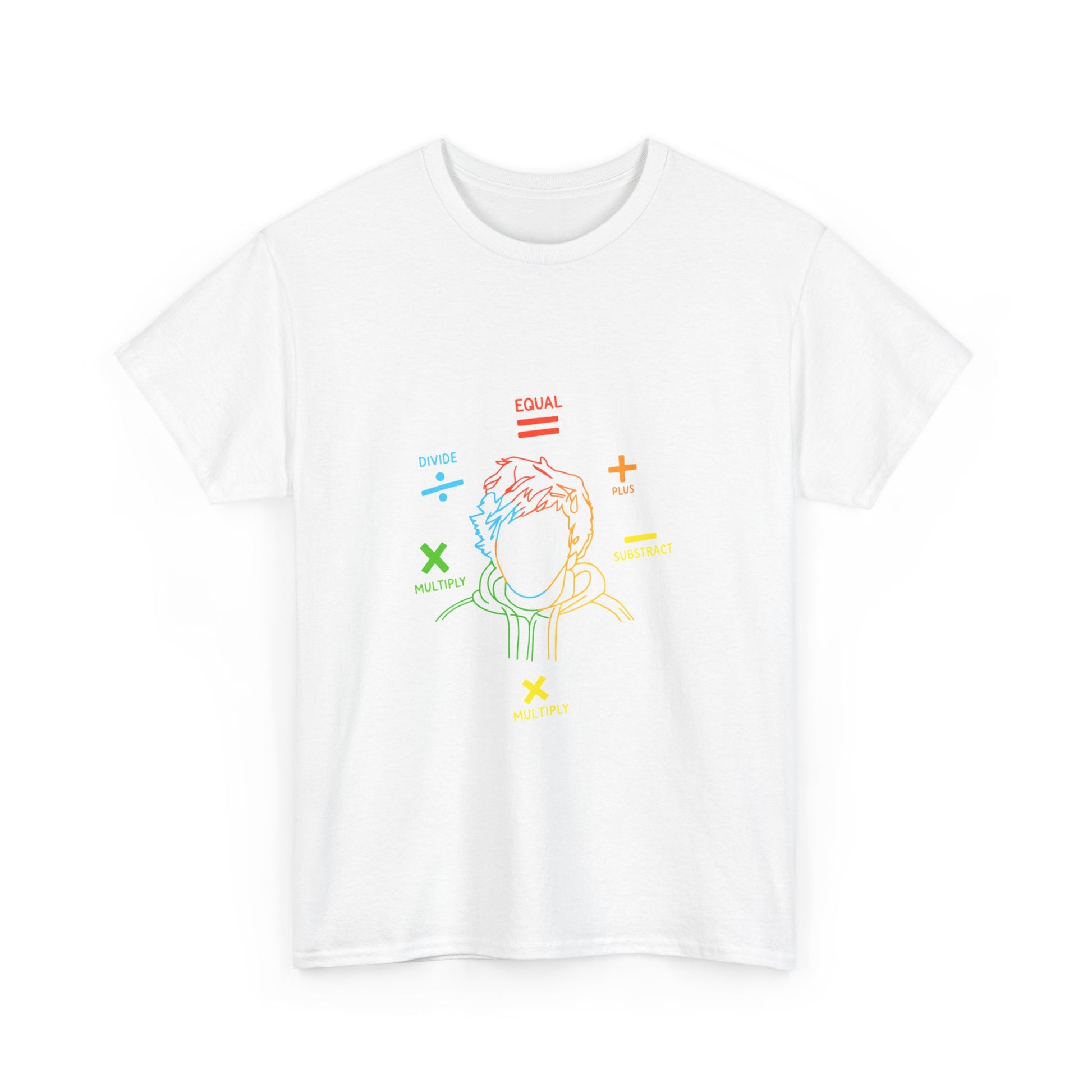 Minimalist Divide Symbol with Brush Unisex Heavy Cotton Tee Printify