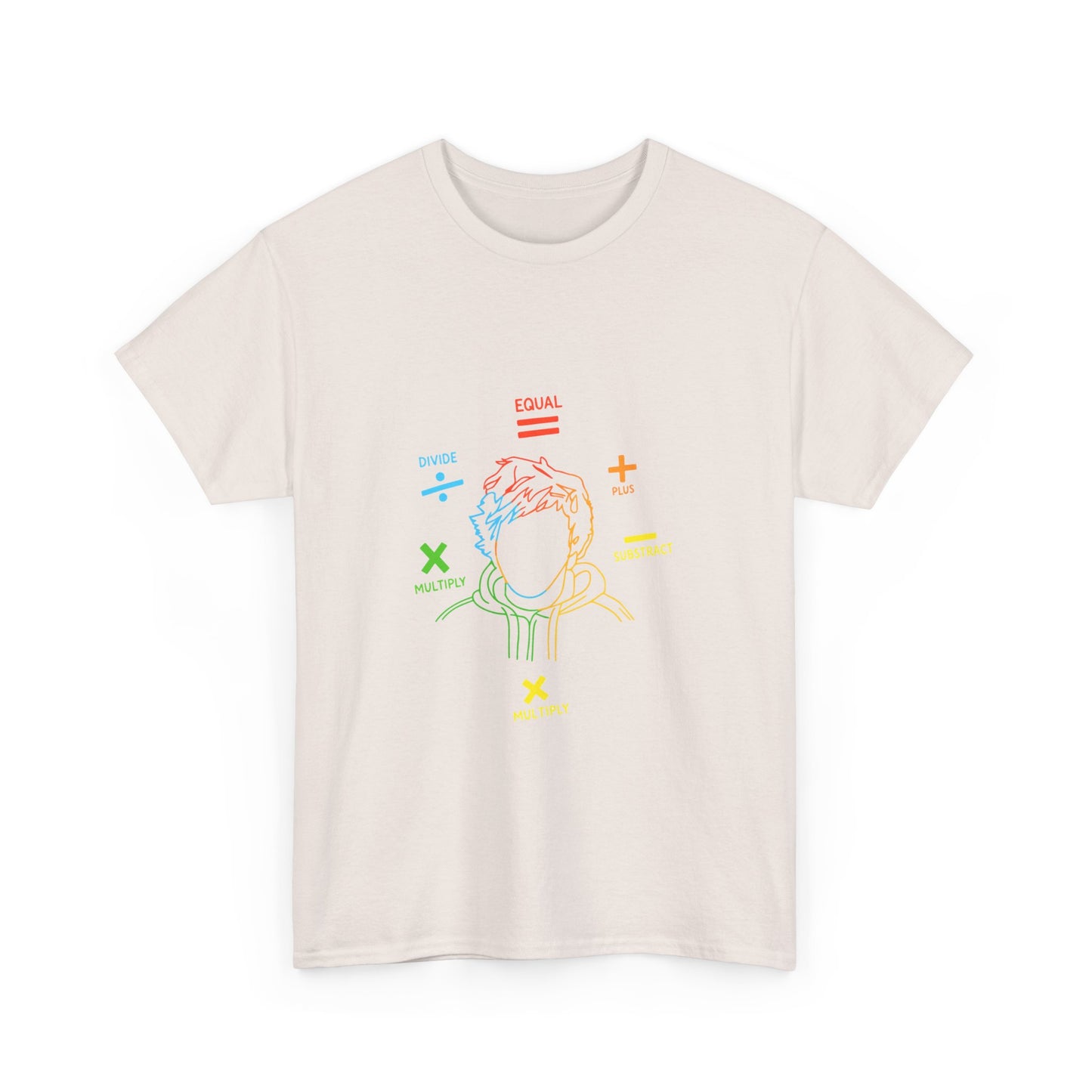 Minimalist Divide Symbol with Brush Unisex Heavy Cotton Tee Printify