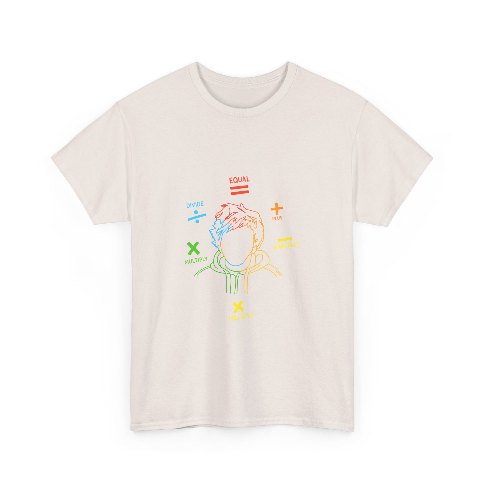 Minimalist Divide Symbol with Brush Unisex Heavy Cotton Tee Printify