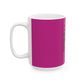 Pop Art Lips & Text Ceramic Mug, (11oz, 15oz) - snazzymerch