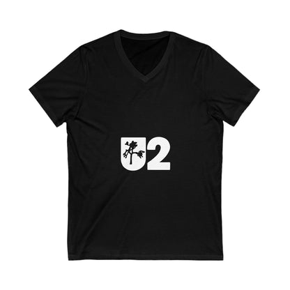 Classic Rock-Inspired Unisex Jersey Short Sleeve V-Neck Tee - snazzymerch