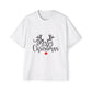 Merry Christmas Reindeer Oversized Unisex T-Shirt – Holiday Edition Printify
