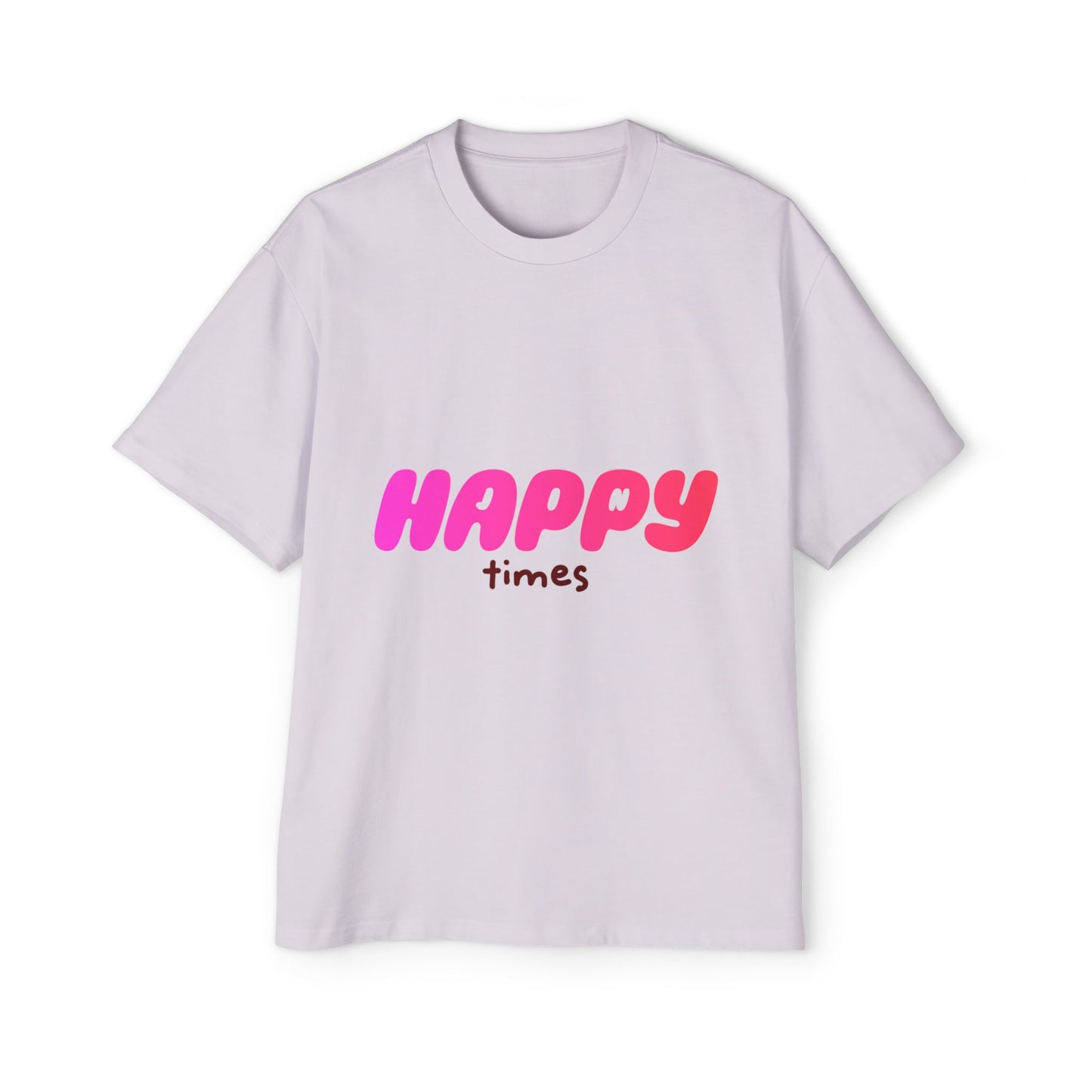 Happy Times Gradient Men's Heavy Oversized Tee - snazzymerch