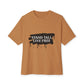 Stand Tall Live Free Unisex oversized Boxy Tee - snazzymerch