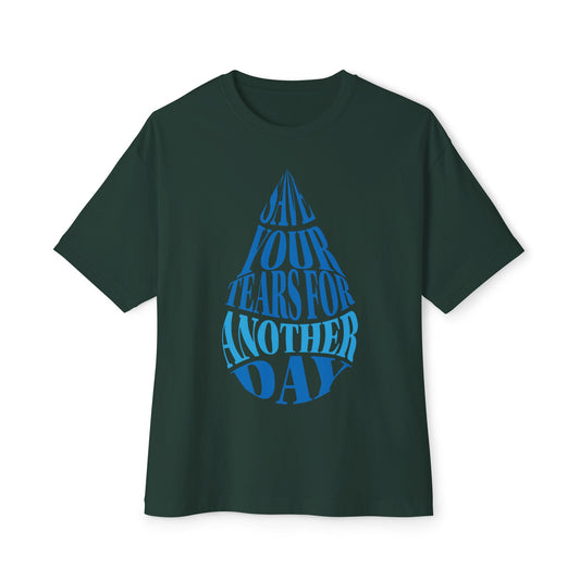 Tears of Tomorrow Unisex Oversized Boxy Tee - snazzymerch