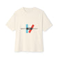 Parallel Vibe Unisex Oversized Boxy Tee - snazzymerch