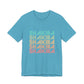 Retro Pop Lines Unisex jersey short sleeve tee Printify