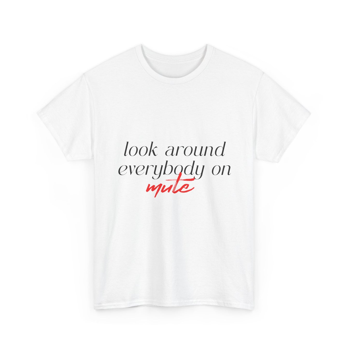 Muted World Unisex Heavy Cotton Tee - snazzymerch