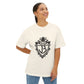 Minimal Black Unisex Oversized Boxy Tee - snazzymerch