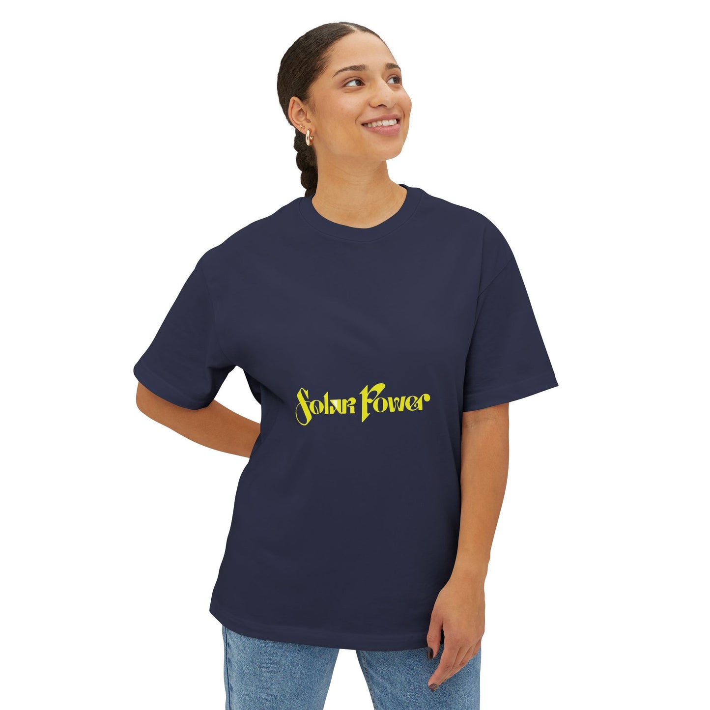 Solar Glow Unisex Oversized Boxy Tee - snazzymerch