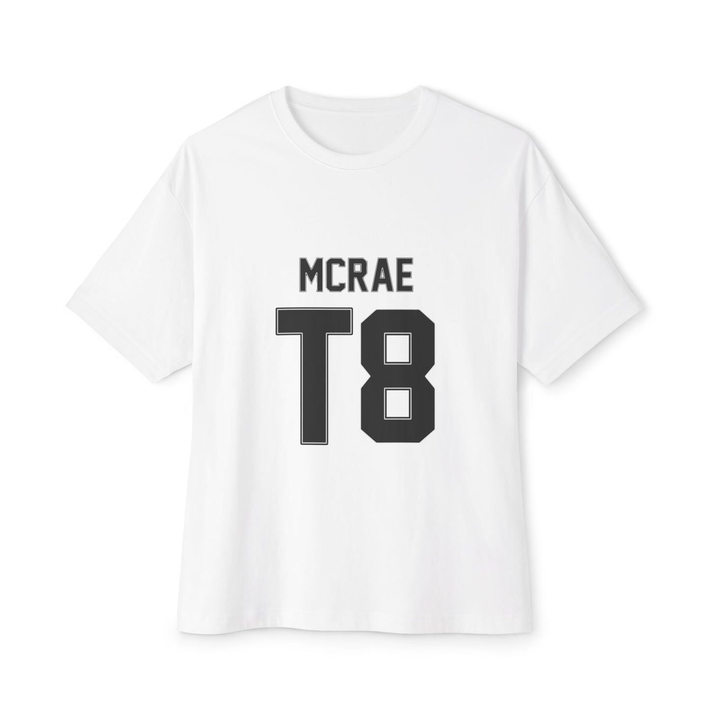 Minimal Bold Number Unisex Oversized Boxy Tee - snazzymerch