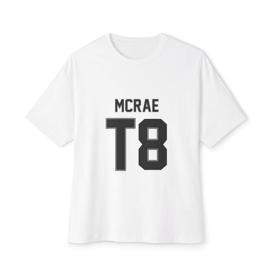 Minimal Bold Number Unisex Oversized Boxy Tee - snazzymerch