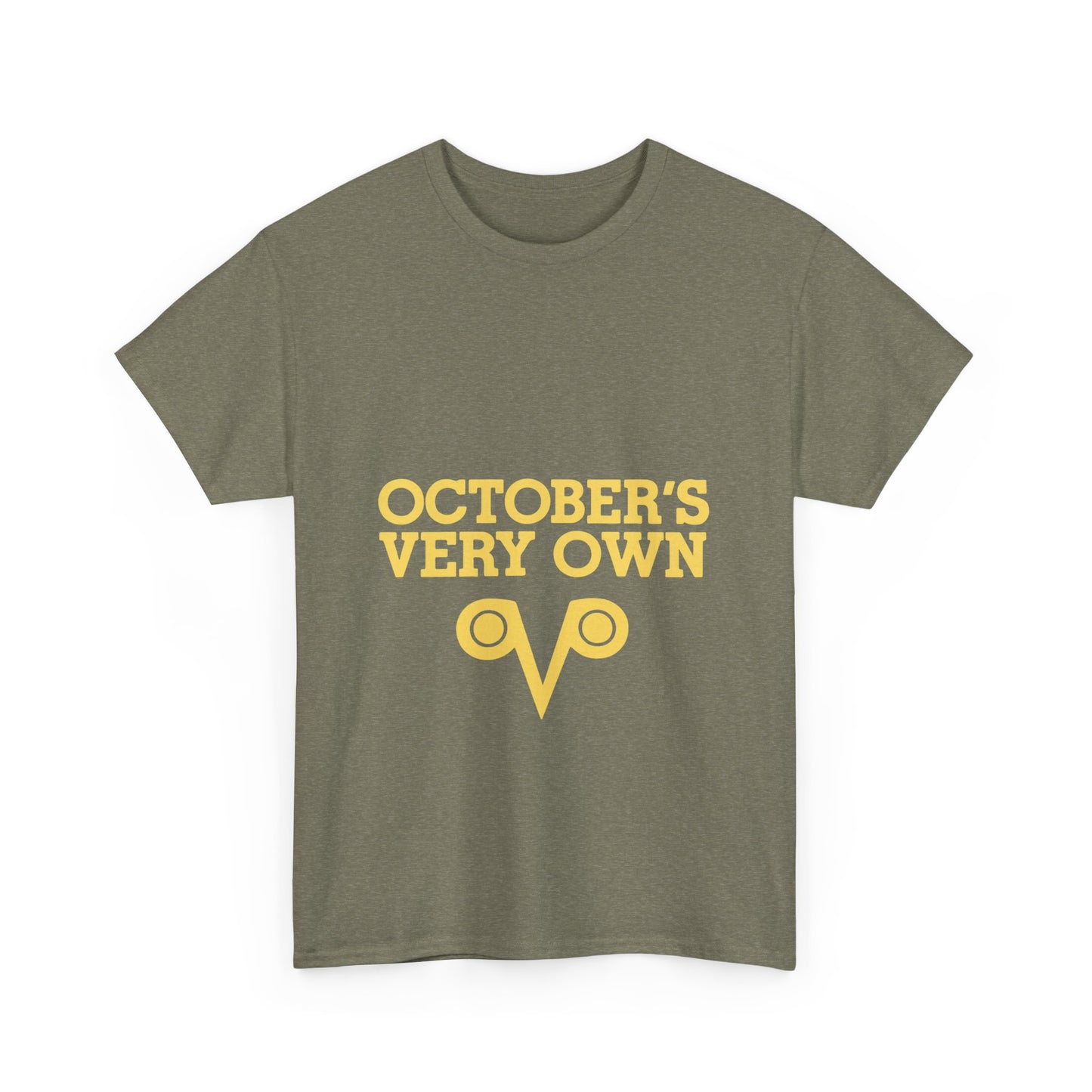 October’s Very Own Bold Logo Heavy Cotton Tee Printify