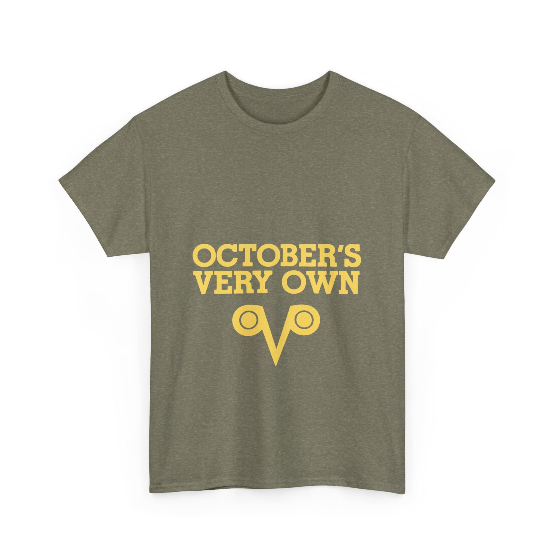 October’s Very Own Bold Logo Heavy Cotton Tee Printify