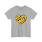Loud Love Retro Heart Unisex Heavy cotton Tee Printify