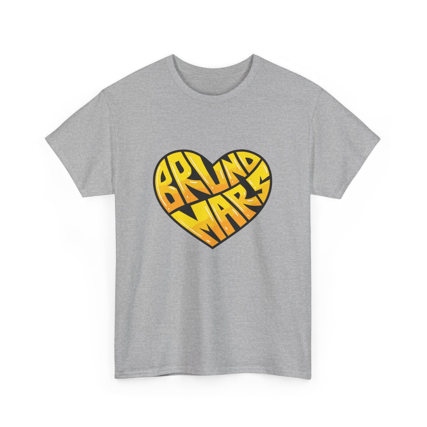 Loud Love Retro Heart Unisex Heavy cotton Tee Printify