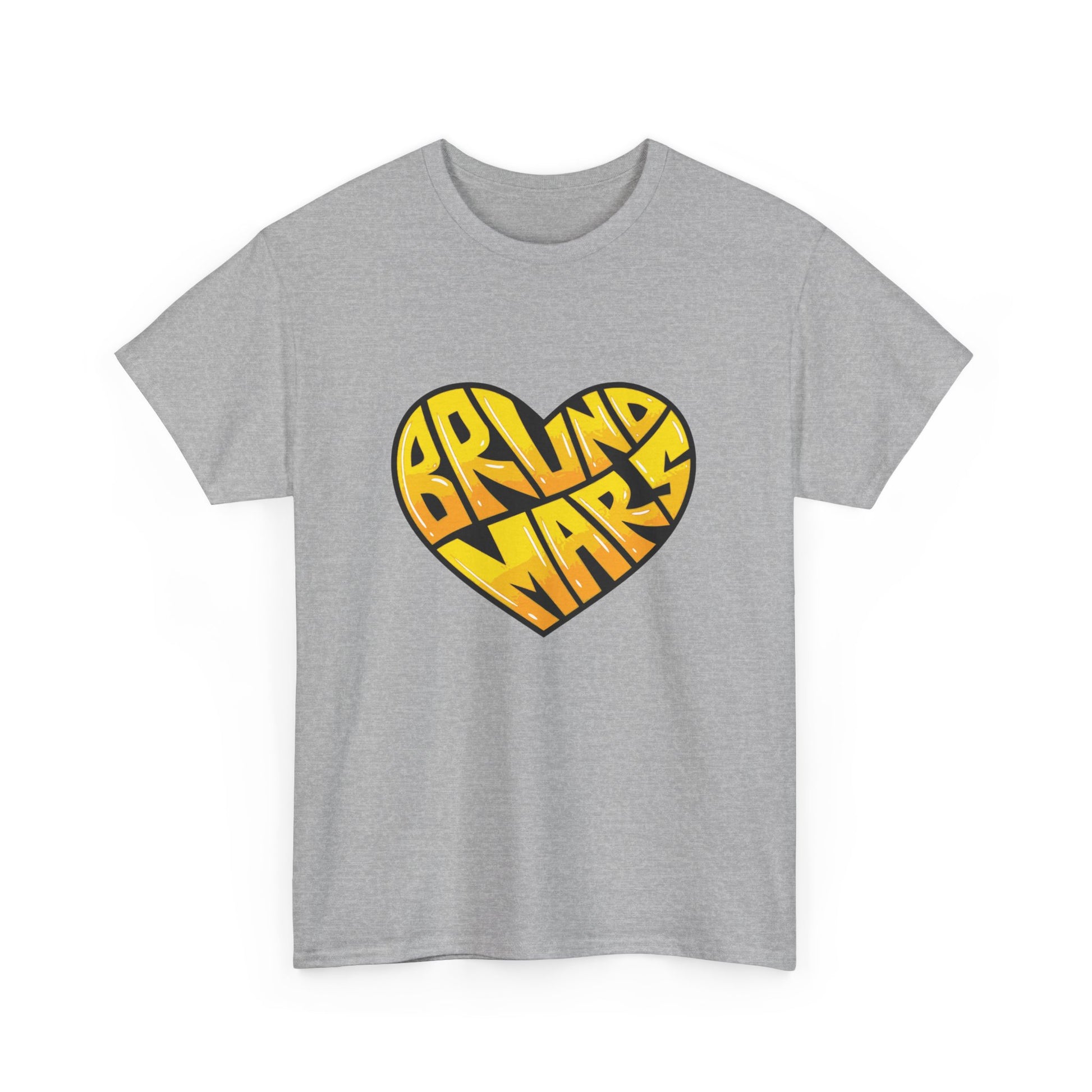 Loud Love Retro Heart Unisex Heavy cotton Tee Printify