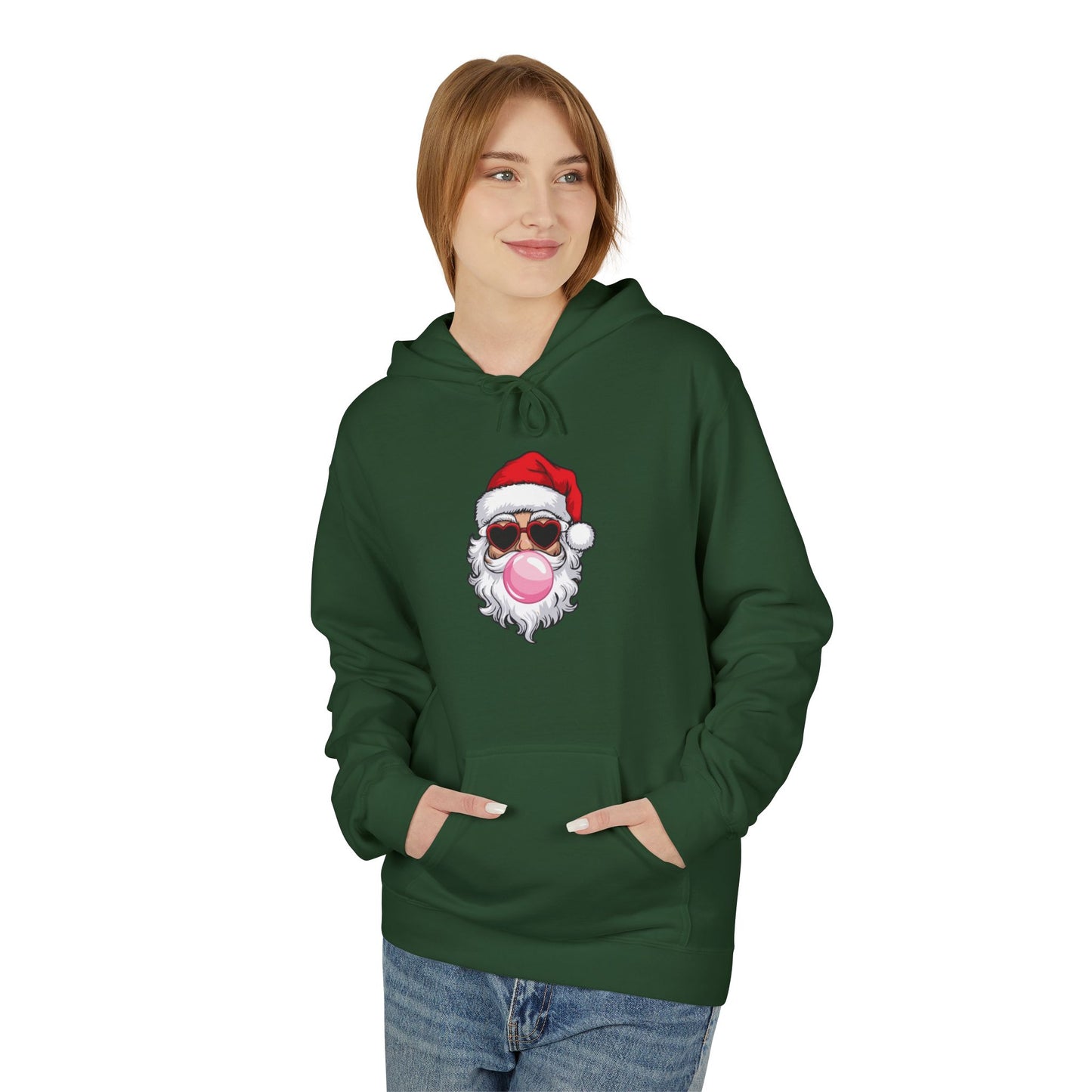 Cool Santa Sunglasses Christmas Hoodie – Holiday Edition Printify