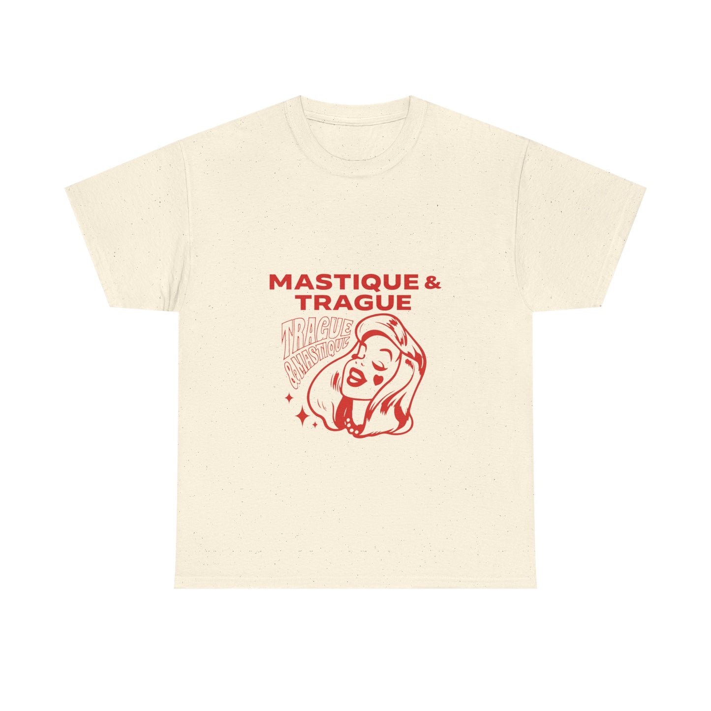 Fierce Femme in Red Unisex Heavy cotton tee Printify