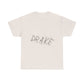 Dra-ke Graffiti Script Heavy Cotton Tee Printify