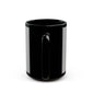 Outline Face Design Black Mug (11oz, 15oz) - snazzymerch