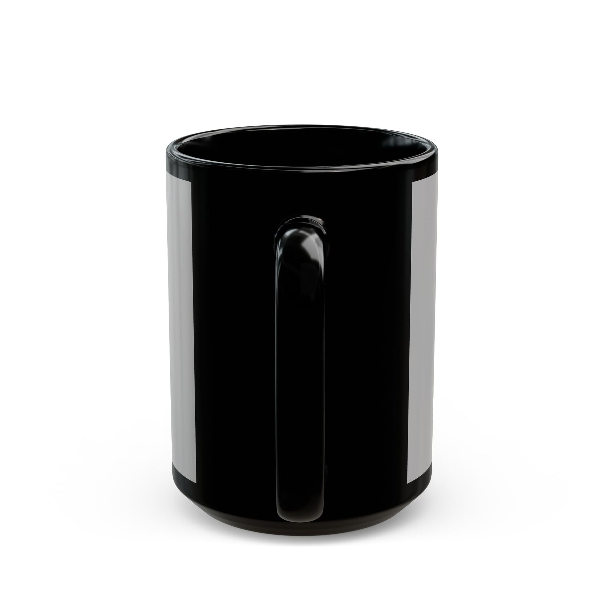 Outline Face Design Black Mug (11oz, 15oz) - snazzymerch