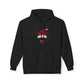 Santa Hat Reindeer Face Christmas Hoodie – Holiday Edition Printify