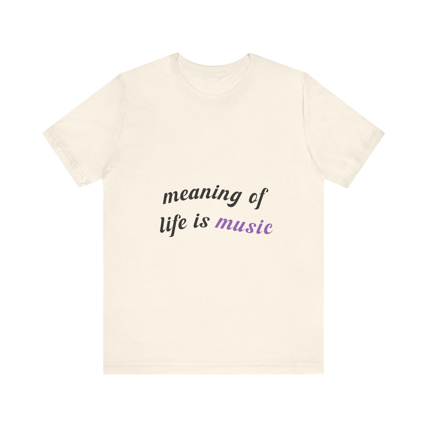 Feel the Music Vibe Unisex Jersey short sleeve tee Printify