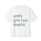 Green Text Statement Unisex Oversized Boxy Tee - snazzymerch
