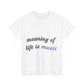 Feel the Music Vibe Unisex Heavy cotton tee Printify