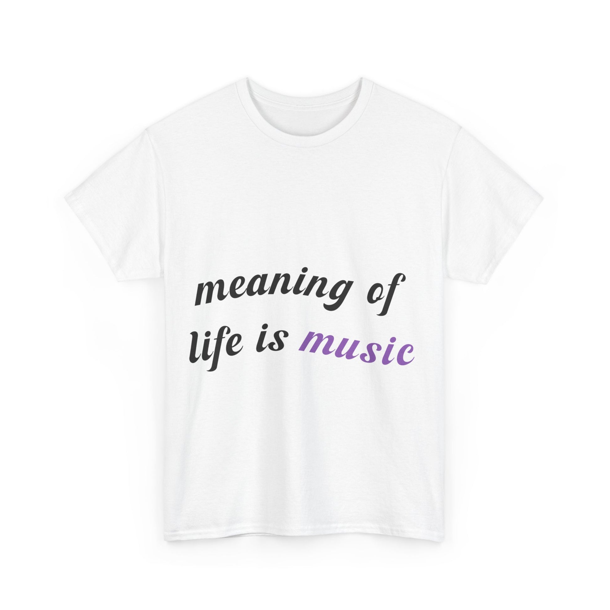 Feel the Music Vibe Unisex Heavy cotton tee Printify
