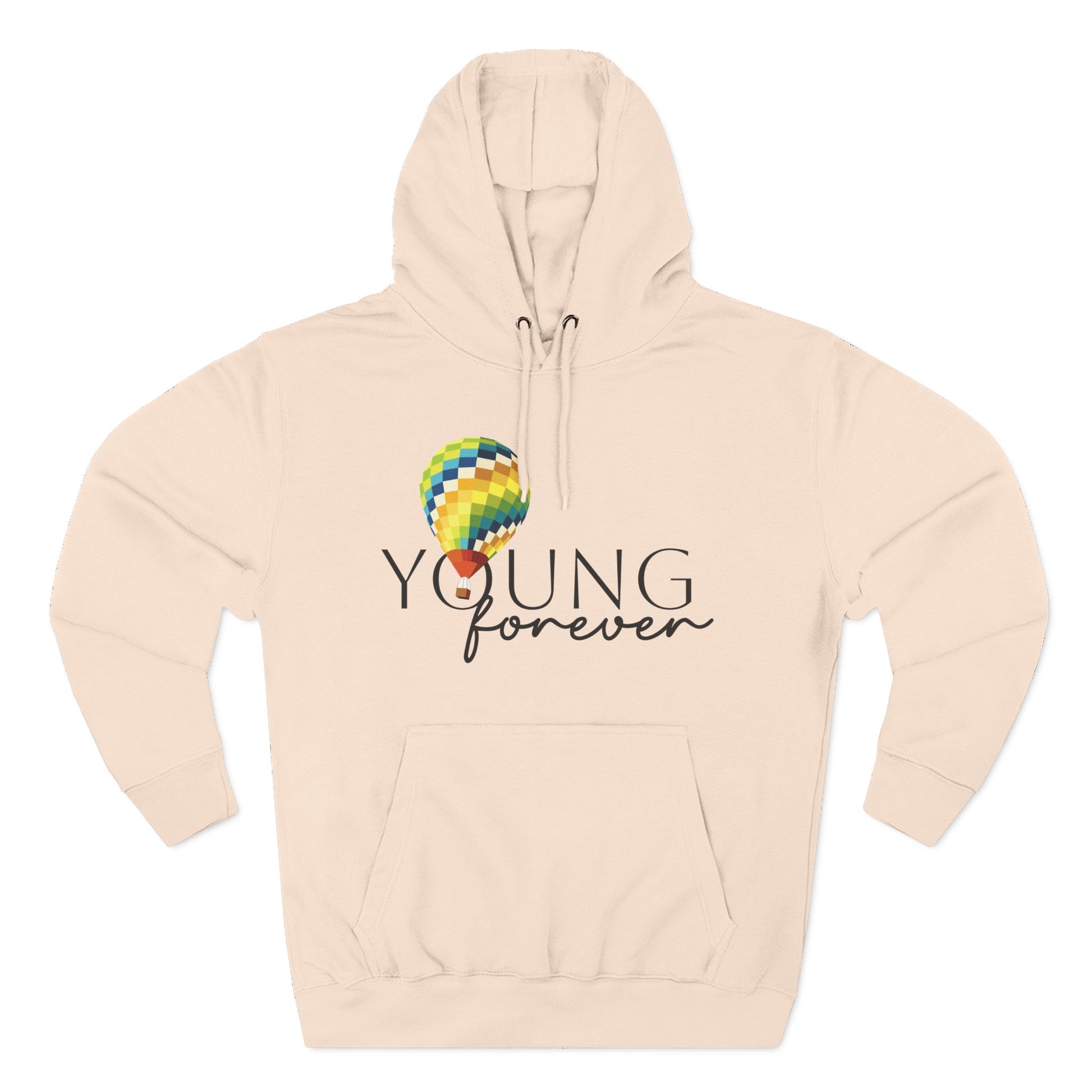 Sky Journey Balloon Three-Panel Fleece Hoodie - snazzymerch