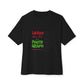White Paw Print Oversized Boxy Tee Printify