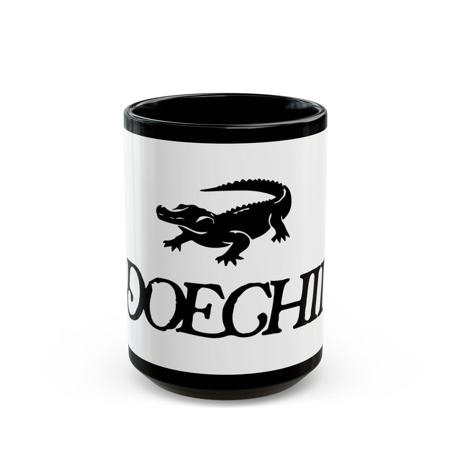 Red Typography Black Mug (11oz, 15oz) - snazzymerch