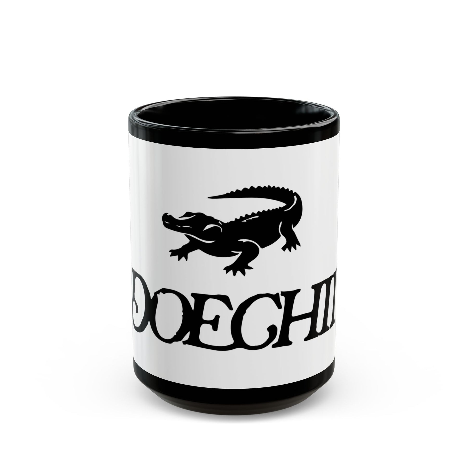 Red Typography Black Mug (11oz, 15oz) - snazzymerch