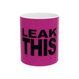 Bold Lettering Ceramic Mug, (11oz, 15oz) - snazzymerch