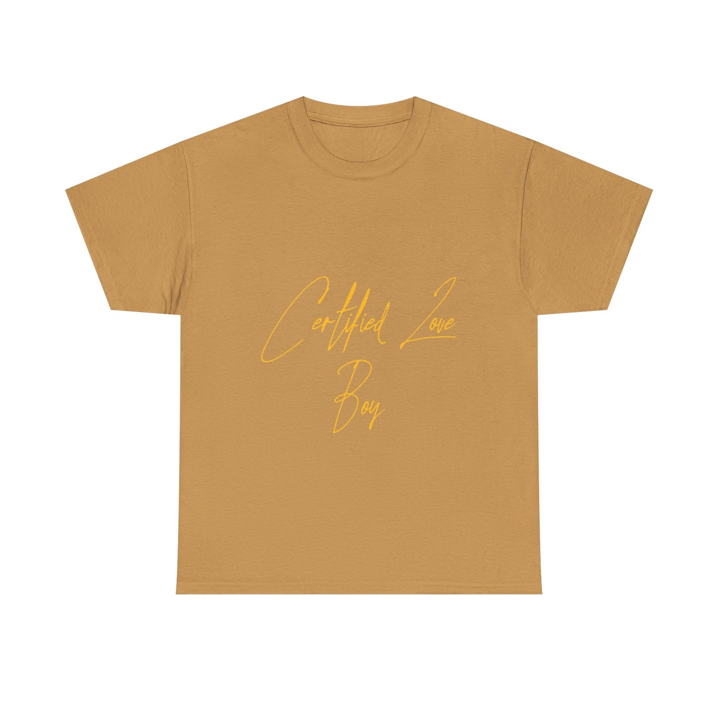 Certified Lover Boy Script Heavy Cotton Tee Printify