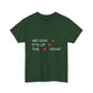 Triple Star Minimal Unisex Heavy Cotton Tee - snazzymerch