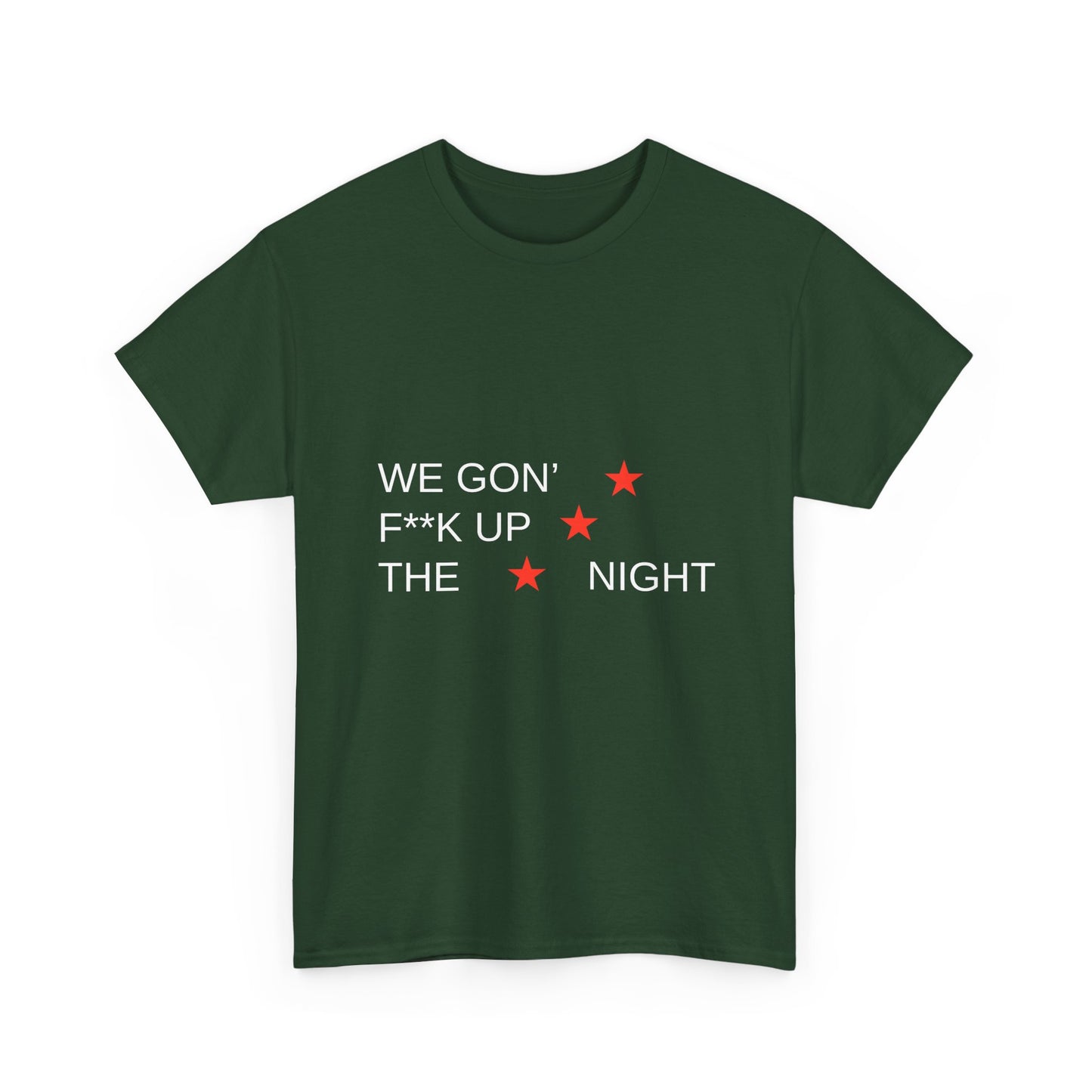 Triple Star Minimal Unisex Heavy Cotton Tee - snazzymerch